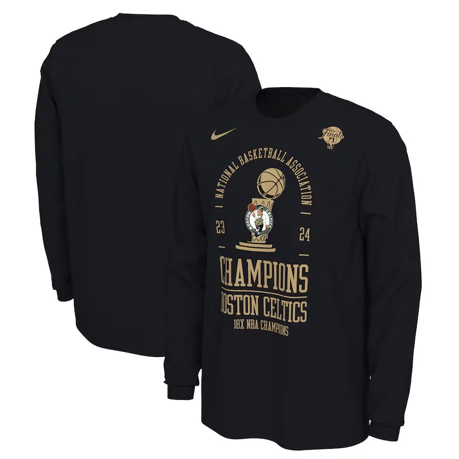 Men NBA Boston Celtics  2024 Champions T shirts black style 22->nba t-shirts->Sports Accessory